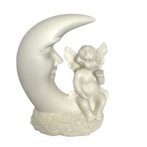 Cherub On Moon Pre Owned Figure